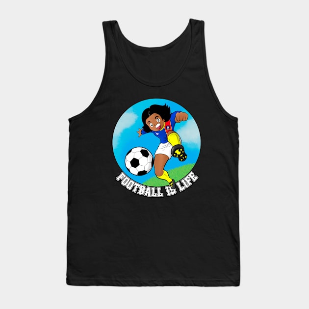 Football is life Tank Top by MarianoSan